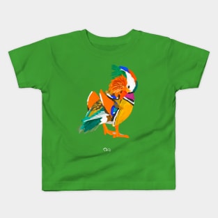 Mandarin duck Kids T-Shirt